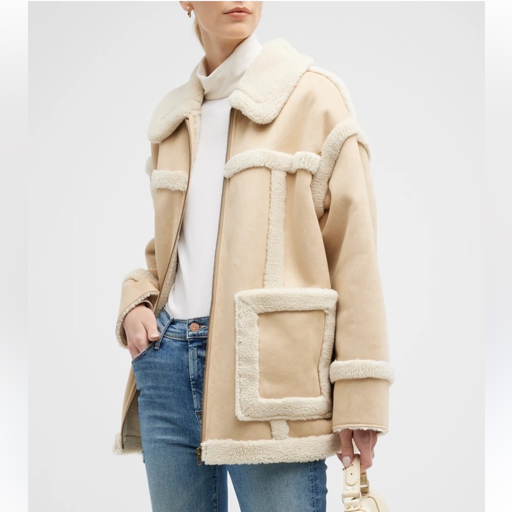 MOTHER the Boxy Brrly Oversized Coat